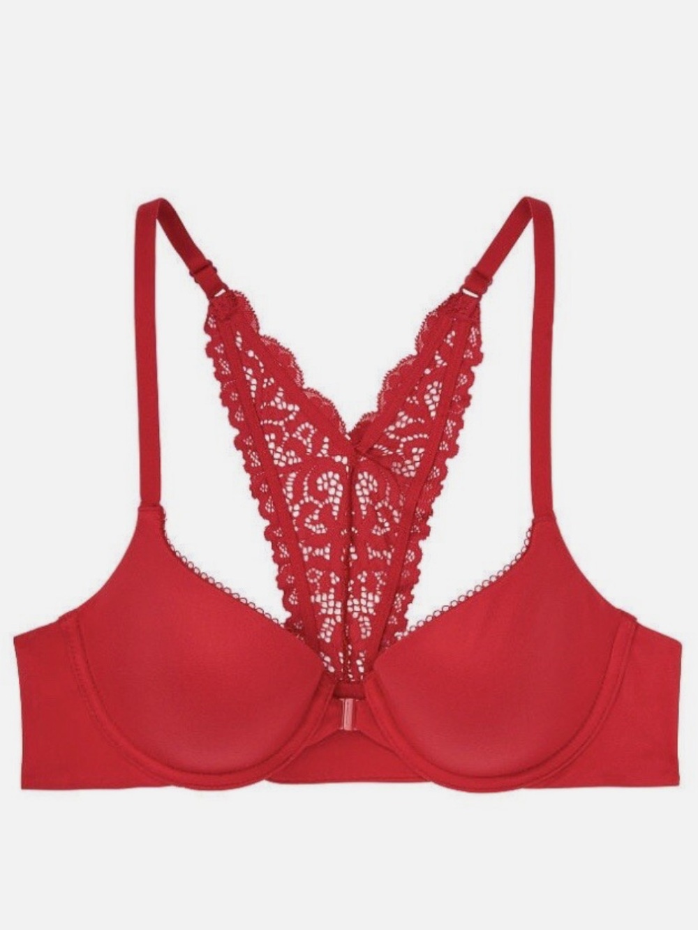 NWT Body By Victoria Lined Racerback Demi Bra 34C